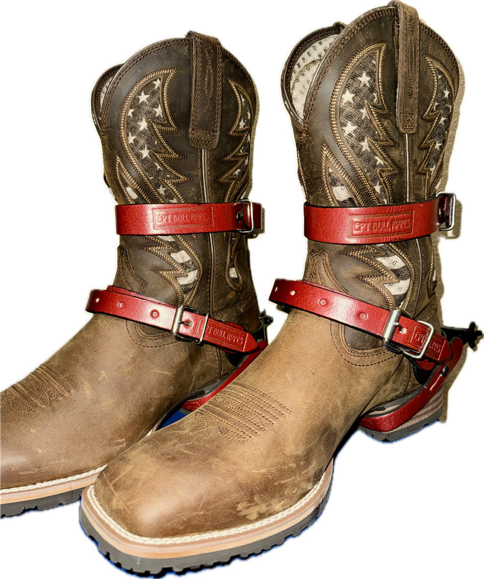 Adult Leather Spur Strap Kit 1